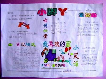 五一劳动节手抄报